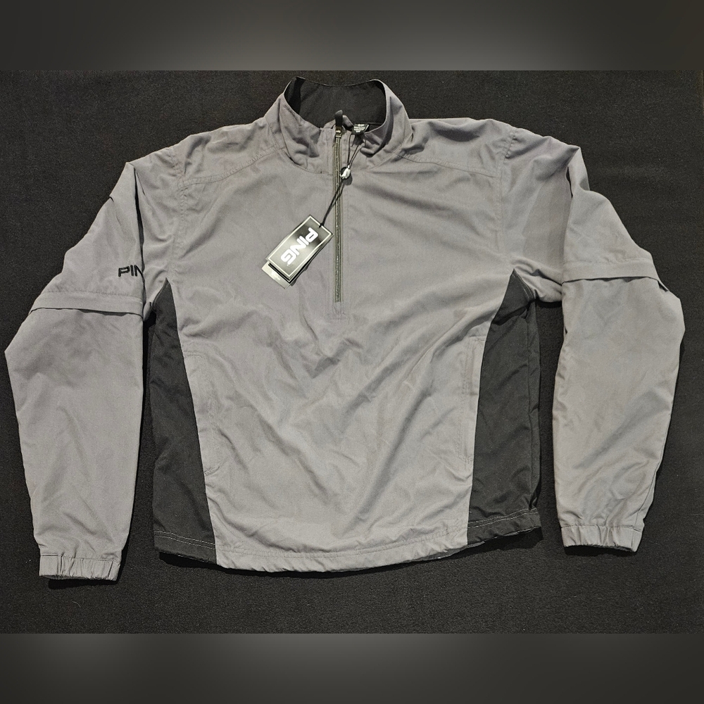 Ping Vintage Golf Jacket 1/4 Zip Men's‎ Size Small Zip Off Sleeves